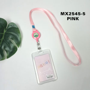 ID CARD GANTUNG KERJA TEMPAT PENYIMPAN KARTU HOLDER KOREA DENGAN PENGAIT 2 sisi MX2545 YARRA.ID
