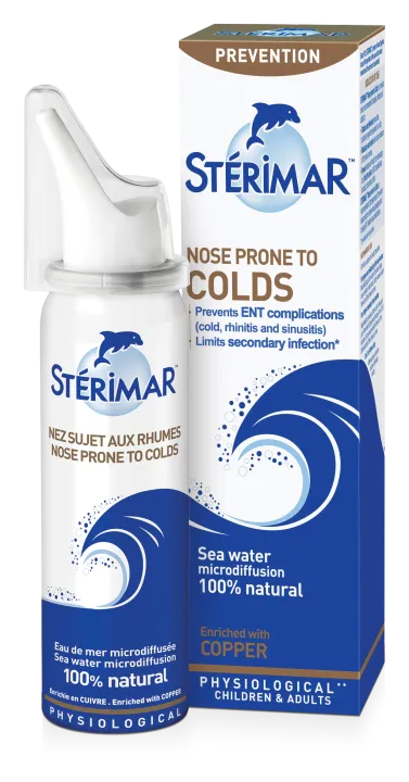 Xịt mũi Sterima Cu - Sterimar Nose Prone To Colds