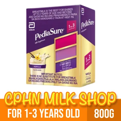 Pediasure Vanilla 800g for 1-3 Years Old Milk Supplement