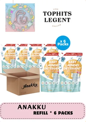 Anakku Detergent Refill Pack 1200ml BUY 5 FREE 1 - READY STOCK