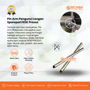 Pin Arm Connection Rok Presso Spare Part Original Pengunci Lengan Rokpresso Jarum Batang Besi Pengait Engsel
