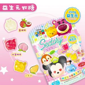 现货MY 迪士尼-Tsum Tsum益生元软糖/DHA软糖 60克 DISNEY-Tsum Tsum Prebiotics Gummy Candy/DHA Gummy Candy 60G