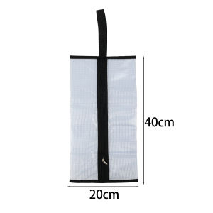 5Pcs Portable PVC Travel Shoe Storage Bag Transparent Dust Covers With Strap Home Large Capacity Shoes Moistureproof Shoe Storage Handbag