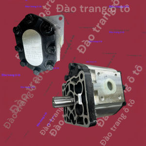 Bơm ben 550 nhôm bạc 6 then quay trái hoặc quay phải bơm thuỷ lực máy múc máy cẩu full nhôm