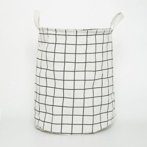 Sọt Vải Cotton Linen Đựng Đồ Đa Năng 50L - Thùng Túi Giỏ Quần Áo Bẩn Tiện Lợi