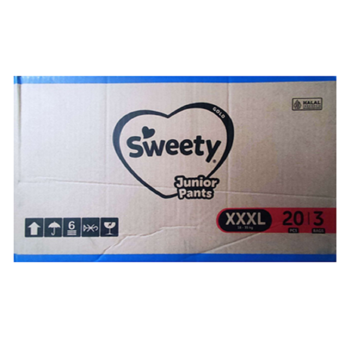 1 DUS Sweety Gold Junior Night Pants XXXL 20 / Sweety Junior Pants XXXL20
