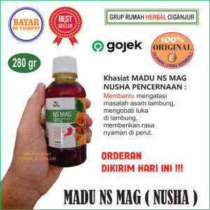 Madu Lambung Herbal Asli - Madu NS MAG Asam Lambung - Madu MAG MAAG - Madu Asam Lambung Dan Pencernaan isi 280gr ( NUSHA )