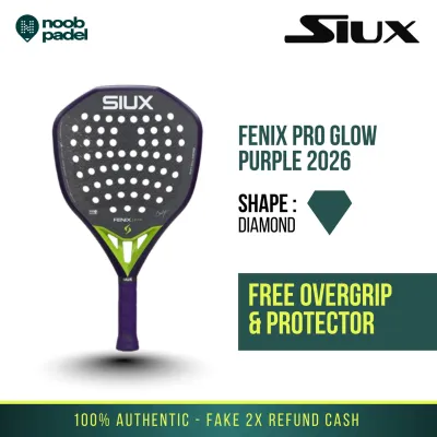 Siux Fenix Pro Glow Purple 2026 Racket Padel Raket