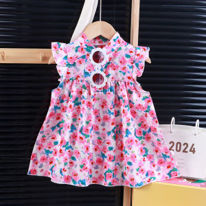 ByKiddos - Dress Anak Perempuan Cantik / Pakaian Anak Perempuan Gaya Feminim / Dress Santai Anak