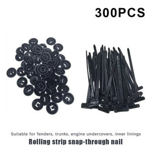 💕 Store opening 💕 20-300PCS Nylon Cable Tie Buckle Universal Car Trunk Engine Guard Panel Wire Management Secure Replacement Clip
