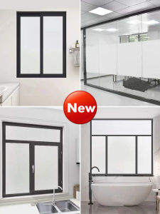 45CMX90CM 3D anti-static solar glass film window blinding film static opaque glass Home Decor Window Films Static adhesive 3D Static Decorative Privacy Window Glass Sticker UV Blocking window decor for home office door Bedroom Bathroom Film Sticker