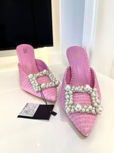 Sepatu Heels Pearl/Mutiara design-sepatu wanita import