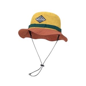 SUN ME Big Brim Western Cowboy Hat Sun Protection Sunscreen Hiking Fisherman Hat Breathable Visor Sun Protection Bucket Cap Famale