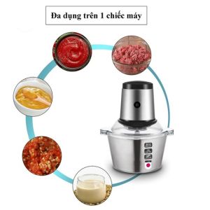 Máy Xay Thịt Cối Inox 250W Dung Tích 2L Công Suất Lớn