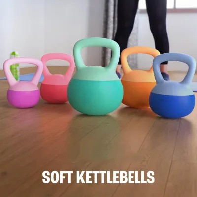 Soft KettleBell Weights Dumbbell Indoor Gym Sports Exercise Training Slimming Gym Bench Kettlebell 5Kg Options