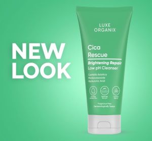 Luxe Organix Cica Rescue Gentle Brightening Cleanser 150g