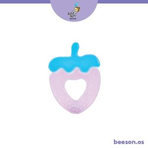 Beeson 1pcs Gigit Teether Bayi / Baby Water Filled Soft Teether Silicone With Handle Teeth Training BPA Free 80800