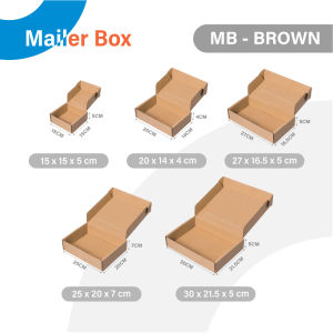 Kraft Mailing Box - Mailer Box Carton box for gift aeroplane box for courier packing Pizza Box