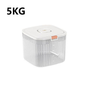 5KG/10KG Rice Storage Box Grain Container Household Cereal Rice Bucket Insect and Moisture Proof Sealed Kitchen