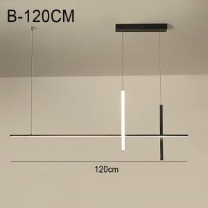Nordic Minimalist Bar Counter Light Modern Restaurant Chandelier Led Hanging Lamp Strip Light Designer Dining Room Bar Pendant LightFast shipping