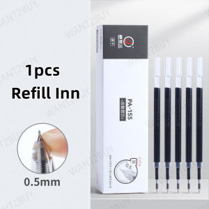 Korean Super Soft Grip Silicone Pressure Relief Hanshake 0.5mm Gel Click Pen Large Capacity Student Exam Pen 根号三速干减压笔