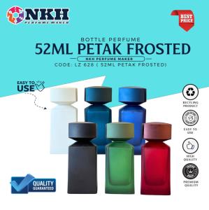 [ 1 PCS ] BOTOL KOSONG MINYAK WANGI 52ML PETAK FROSTED SKRU ( LZ 628 )
