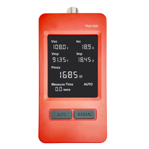 Thin Photovoltaic Panel Execution Meter With Display For Efficient Power Following And Structure Optimization