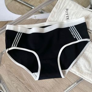 Womens stripes underwear color matching comfortable close fitting fashion