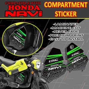 NAVI SIDE COMPARTMENT STICKER / HONDA NAVI SIDE COMPARTMENT STICKER /SIDE COMPARTMENT STICKER FOR HONDA NAVI/ MOTORCYCLE ACCESSORIES / HONDA SIDE COMPARTMENT STICKER / MOTORCYCLE STICKER/ / PREMIUM GLOSSY STICKER
