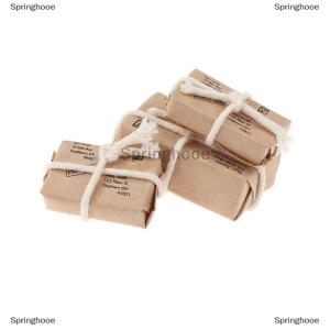 [COD] Springhooe 1ชุด1:12 dollhouse MINI Letter BOX กล่องจดหมายพร้อมจดหมายกระสอบโปสการ์ด Garden Decor