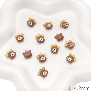 จี้ลูกปัดเสน่ห์ DIY แฟชั่นจี้หยดสีน้ำมันทำจากอัลลอยน่ารัก1ชิ้นเครื่องประดับสำหรับทำเครื่องประดับ