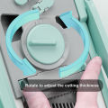 【Flagship】 Multifunctional Vegetable Cutter 304 Stainless Steel Household Grater Anti-Slip Lemon Slicing Tool for Home Kitchen. 