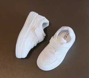 Gevani Sepatu Sneakers Anak Sekolah Trendy Fashion Korea Cewek Cowok Hitam Putih (AS198)