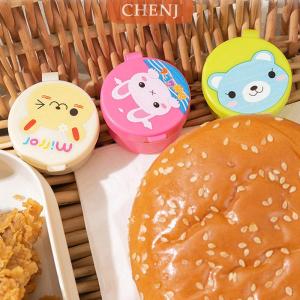 [COD] CHENJ ขวดซอสการ์ตูนกล่องเบนโตะขนาดเล็กกล่องใส่ซอสถั่วเหลืองเพื่อนสัตว์ซอสมะเขือเทศน้ำผึ้งซอสสลัดอุปกรณ์กล่องเบนโตะ