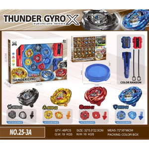 เบลย์เบลด ชุดลูกข่าง Combo Set THUNDER GYRO X มีกล่องให้ พร้อมส่ง เบย์เบลดซื้อเซ็ตนี้สุดคุ้ม พร้อมส่ง เซ็ตลูกข่างสุดคุ้ม พร้อมส่งในไทย.ของเล่นเด็ก