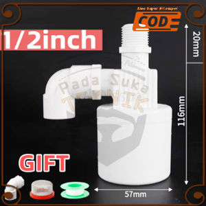 Keran Kamar Mandi Pelampung Otomatis Tanpa Listrik Water Level Valve toren kran bak mandi