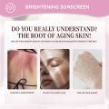 MINIPINK Brightening Sunscreen SPF50+ 40ml Face & Body Sunblock Lotion Putih UV Protection MP029. 