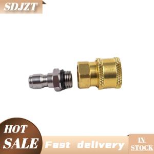 SDJZT Bộ chuyển đổi đầu nối vòng đệm cao áp 1 4  đầu nối nhanh M14 x 1.5 ren cái