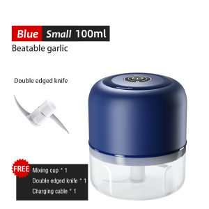 【✅SG stock】Electric USB Wireless Mini Meat Grinder Garlic Masher 100/250ml Auxiliary Food Hasher Kitchen Tool