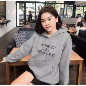 Sweater Hoodie Wanita Cute M L XL XXL / Sweater Hoodie Terbaru 2021 / Hoodie wanita Lengan Panjang / Sweater Hoodie Korean Style Bahan Tebal