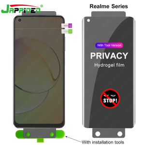 [ with Installation Tools ] Full Cover Privacy Hydrogel Film for Realme 14 14x 13 12 x 12x 11 Pro Plus + 11X 5G 10 9 9i 8 Pro 4G Screen Protector