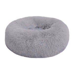 Round long-pile plushbed for cats and dogs winter warming dog mat dog bed pet bed pet supplies