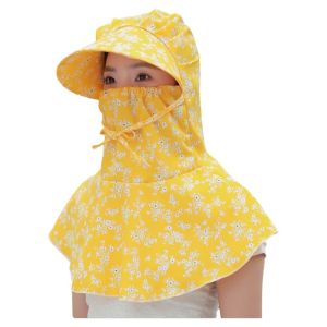 RUSSELLERT Quick Dry Face Sun Hat Wide Brim Anti UV Fisherman Hat Fashion Adjustable Full Face Cap Outdoor