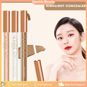 4 Color Highlighter Concealer Stick Contour Pen Glitter Liquid Eyeshadow Brightening Makeup