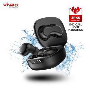 VIVAN TWS LIFE 100 Upgraded Bluetooth 5.3 ENC Earbuds Earphone True Wireless Stereo - Garansi 1 Tahun