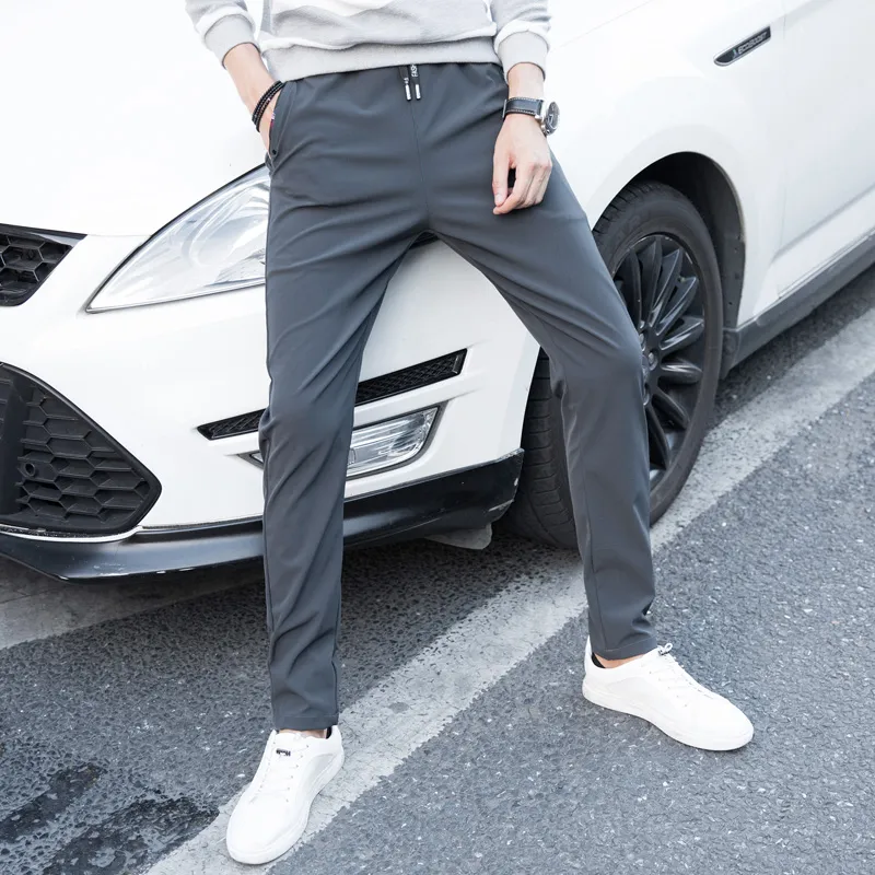 Man Comfortable Plain Pantalon Uniform Pants Men Casual Feet