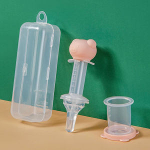 HamshMoc Choke proof Baby Medicine Feeder BPA free Anti-Choke Baby Child Dispenser with Dustproof box Dropper Nipple baby Children Medicine Feeding Set