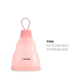 Samu Giken Silicone Reusable Breast Milk Storage Bottle Bag Suitable for Freezing 180ml Model: SMSB180