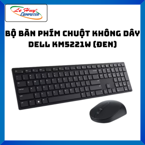 Bộ Bàn Phím Chuột Không Dây Dell KM5221W - Hàng Chính Hãng