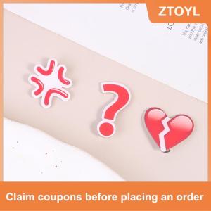 【ZTOYL】 Biểu hiện tức giận thả tóc Clip heartbroken Acrylic tóc Clip Funny Side Clip Duckbill Clip bangs Side Clip Phụ kiện tóc